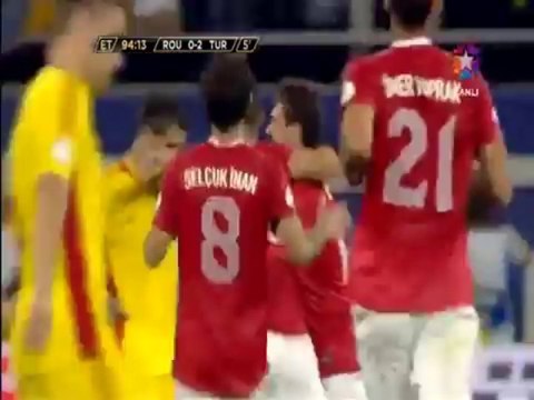 Romanya - Türkiye 0-2 Gol - Mevlüt Dk. 90+5 (10-09-2013) -