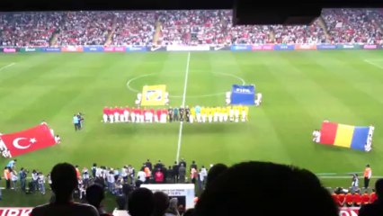 Romanya-Türkiye Maçı 10.09.2013 Istiklal Marsi