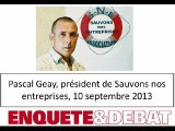 Pascal Geay (SNE) : 