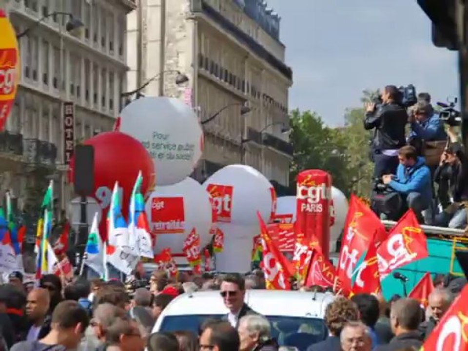 Manifestation à Paris FTM-CGT 10 septembre 2013