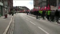 Grève et manifestation contre le projet du PS de rogner les retraites