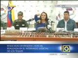 Gobierno incauta armamento y droga en el Internado Judicial de Los Teques