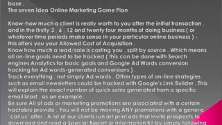 Online Marketing Benefit And Tips