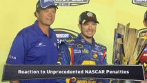 Reaction to Major NASCAR Penalties