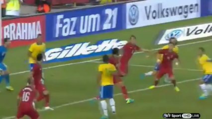 Brazil vs Portugal 1:1 Thiago Silva