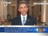 Obama agotará las vías diplomáticas antes de autorizar un posible ataque a Siria