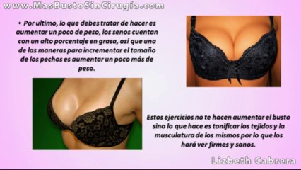 Remedios naturales para aumentar el busto