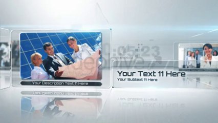 Crystal Corporate Displays - After Effects Template