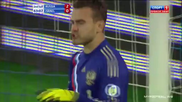 Россия-Израиль 2т. myfootball.ws