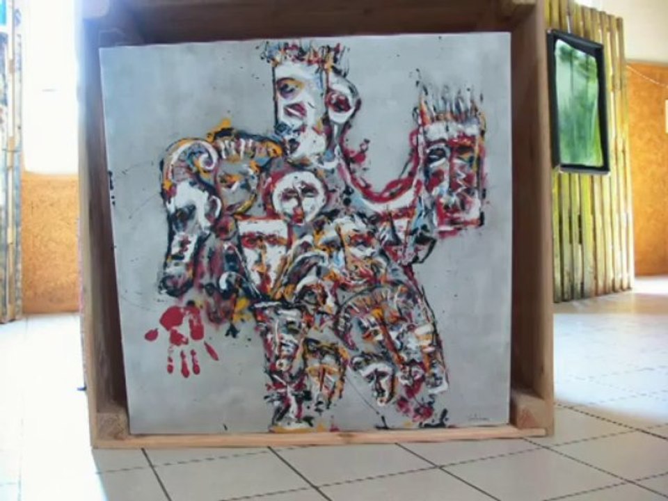 Expositions des oeuvres des artistes "IN", 5ème Festival d'Art Contemporain de Saint-Florent-sur-Auzonnet 2013