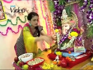 Ragini Bharti Singh celebrates Ganesh utsav