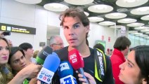 11.09.2013 Rafael Nadal arrives in Madrid for Davis Cup