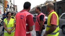 Napoli - I radicali e il referendum sul sovraffollamento del carcere di Secondigliano (10.09.13)