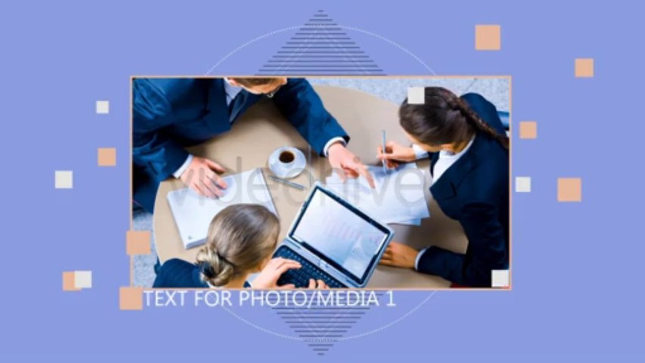 Animation Squares Promo - After Effects Template