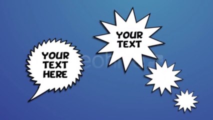 Animated Speech Bubbles - After Effects Template