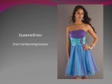 Short Homecoming Dresses-QueenieDress