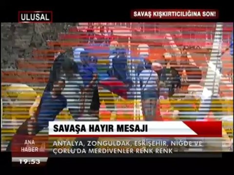 SAVAŞA HAYIR MESAJI