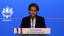 Point de presse de Najat Vallaud-Belkacem à l'issue du Conseil des ministres