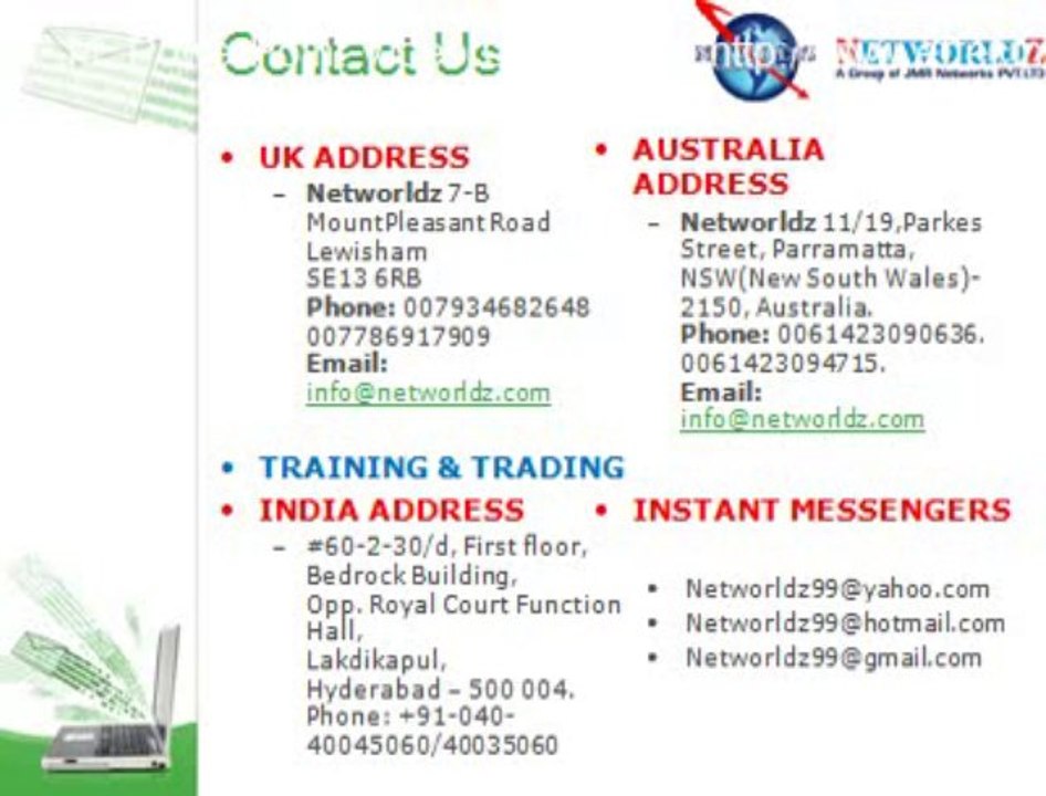Nexus Training in India @networldz.com