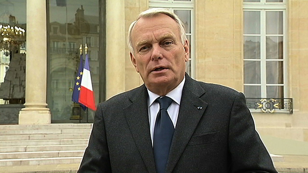 Déclaration du Premier ministre, Jean-Marc Ayrault, à l'issue du Conseil des ministres