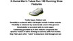 Durable Lightweight Running Shoes - K-Swiss Men's Tubes Run 100 Running Shoe