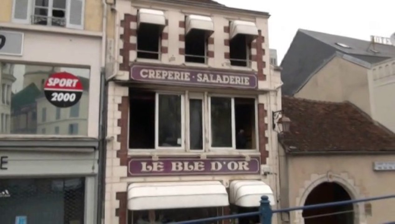 Incendie crêperie 'Le blé d'or'