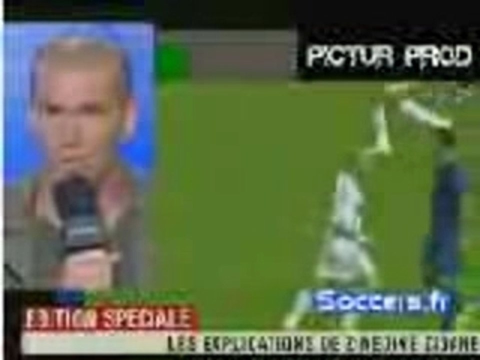 zidane la victime ^^