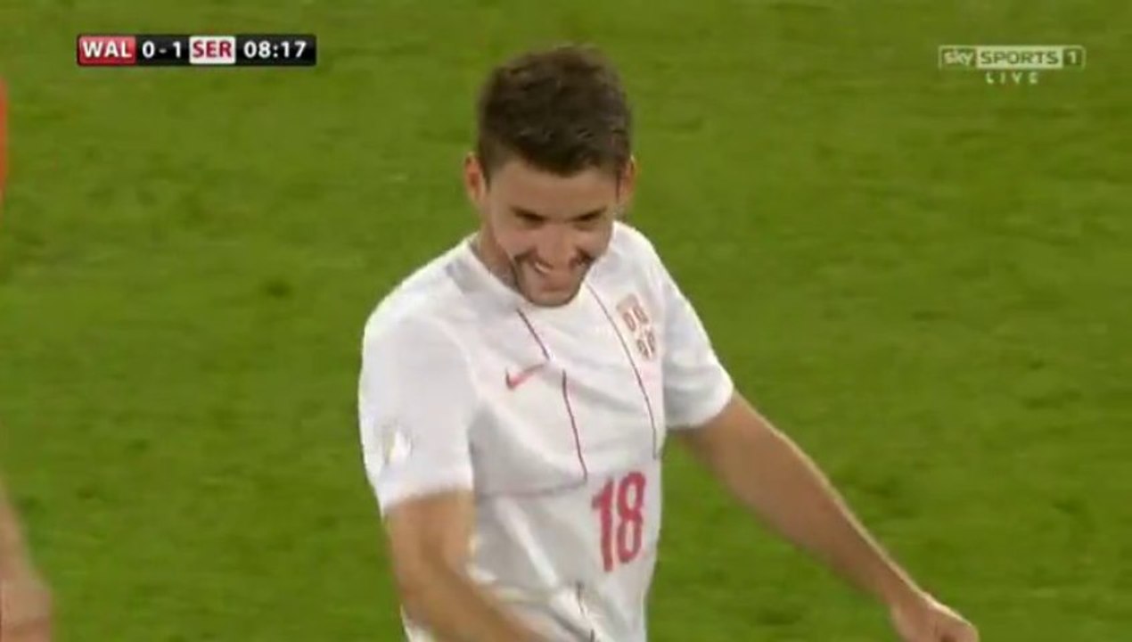 Filip Djordjevic buteur avec la Serbie