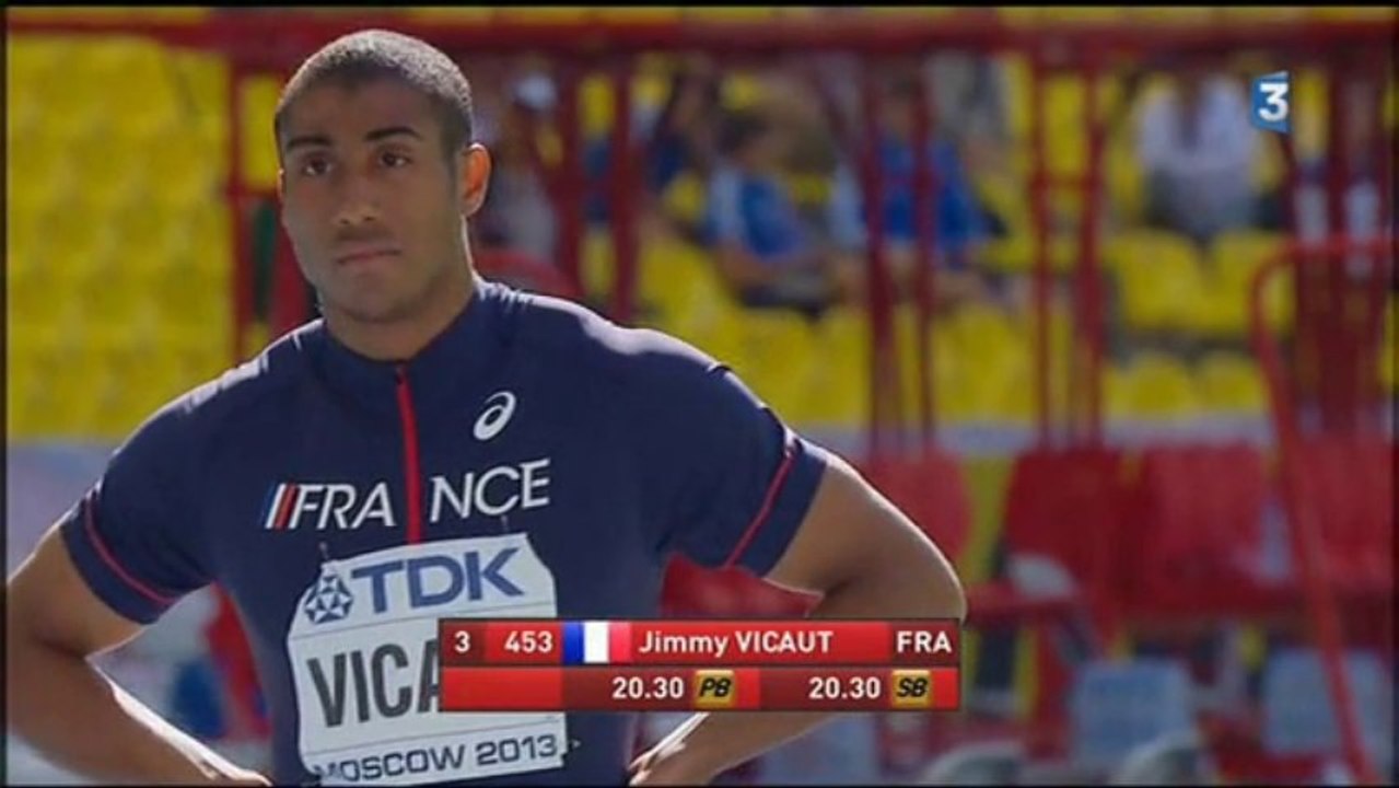 Séries 200m (H) - ChM athlétisme 2013 (Vicaut, Bolt)