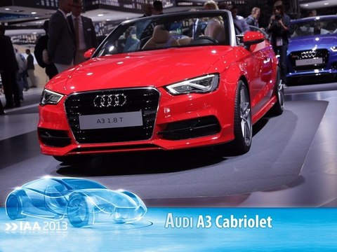 Audi A3 Cabriolet au Salon de Francfort 2013