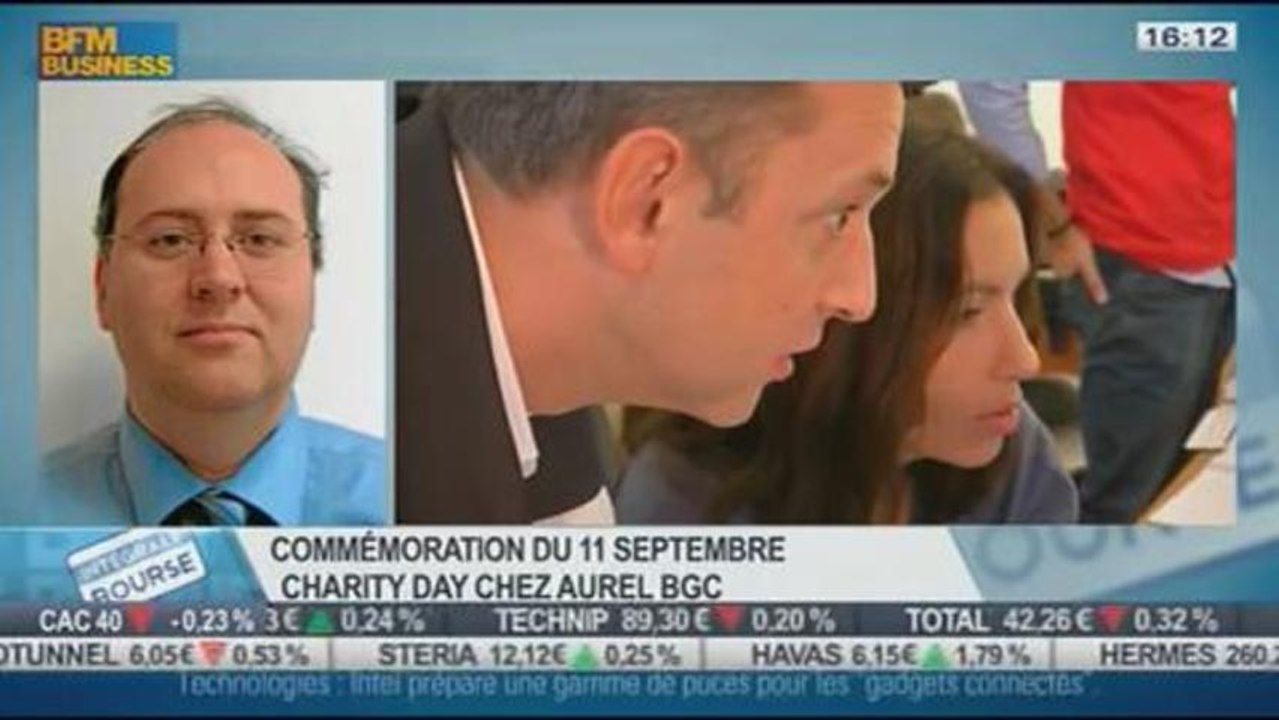 Le Charity day d'Aurel BGC et la sortie des nouvelles iphones : Christian Parisot dans Intégrale Bourse - 11/09