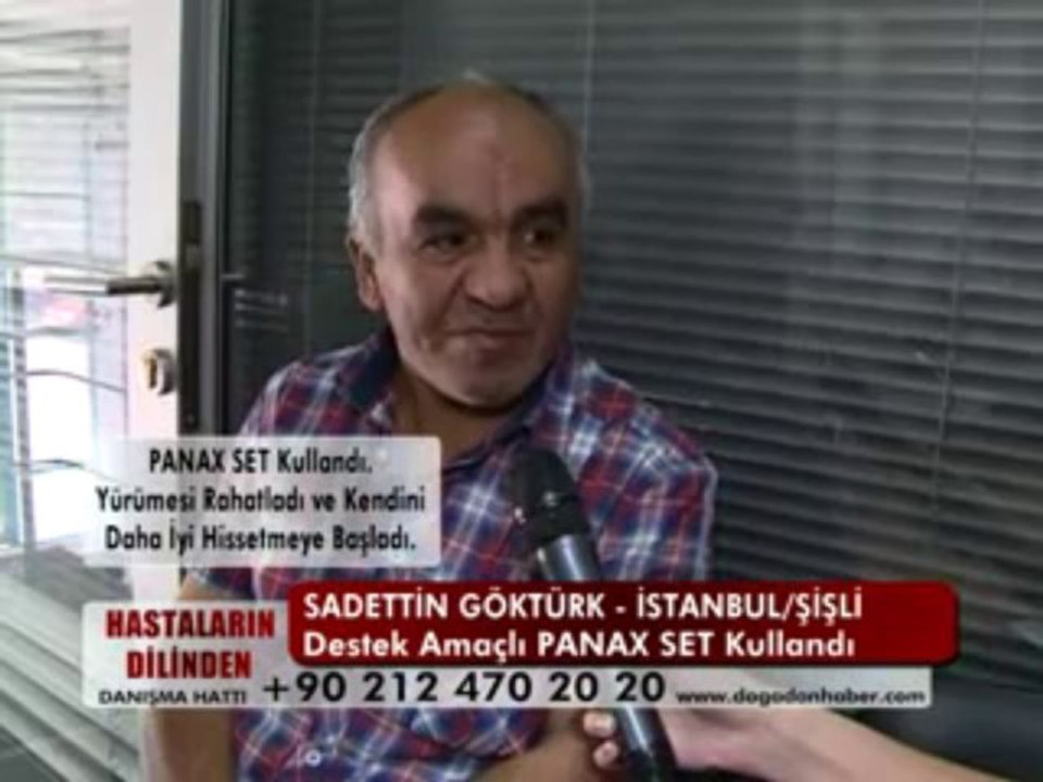 SADETTİN GÖKTÜRK ( PANAX SET KULLANDI )