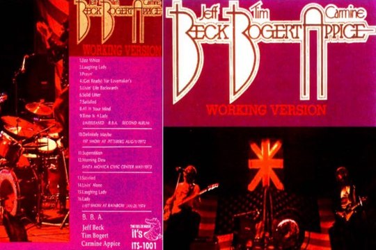 Beck Bogert & Appice Solid Lifter Unreleased B.B.A. Second Album