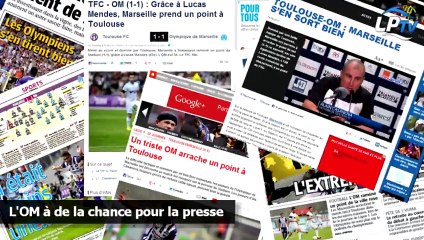 L'OM a de la chance pour la presse