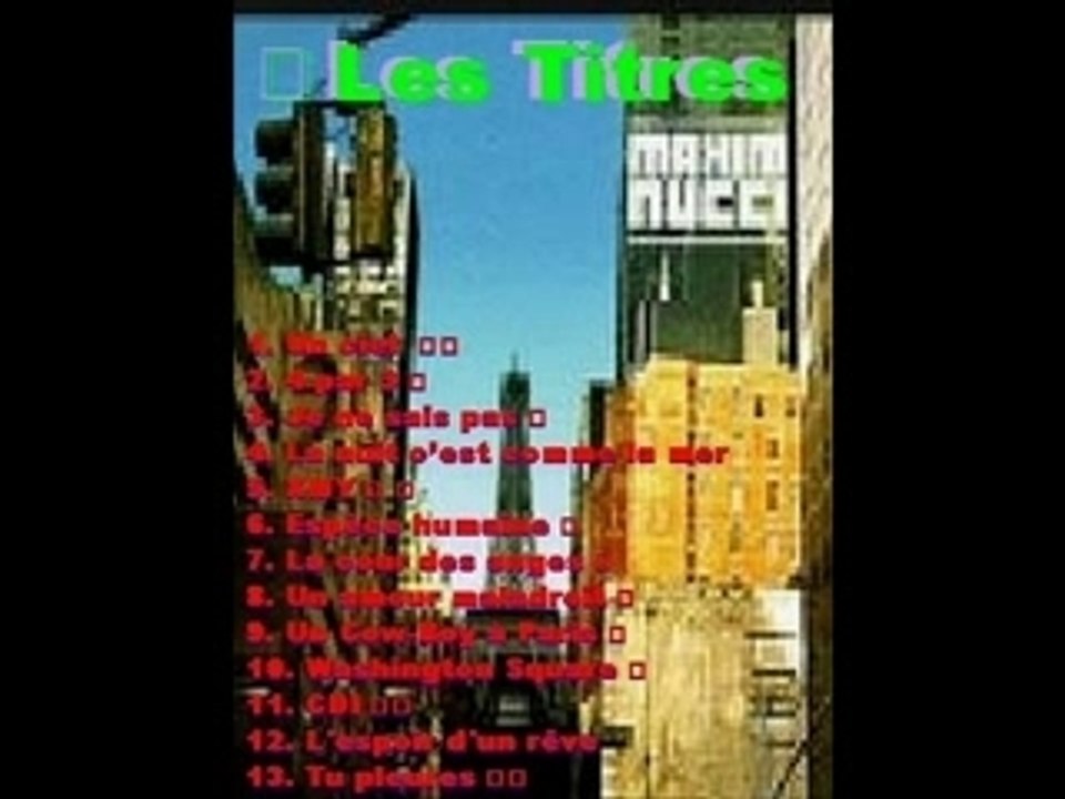 MAXIM NUCCI - UN COW BOY A PARIS