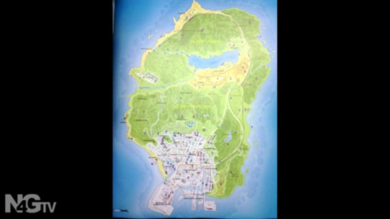 GTA V LEAKED PICTURES Map Size 3X Bigger Than GTA IV & GTA ONLINE Info ROCKSTAR PICS