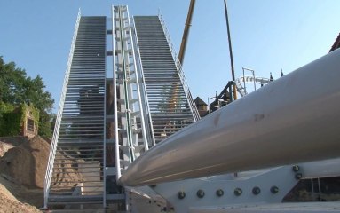 Second reportage pour la construction du Wing Coaster d’Heide Park