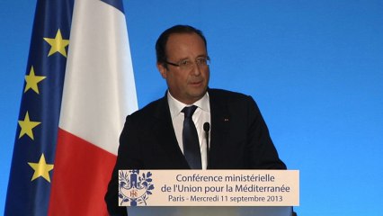 Discours à l’occasion de la conférence ministérielle de l’Union pour la Méditerranée