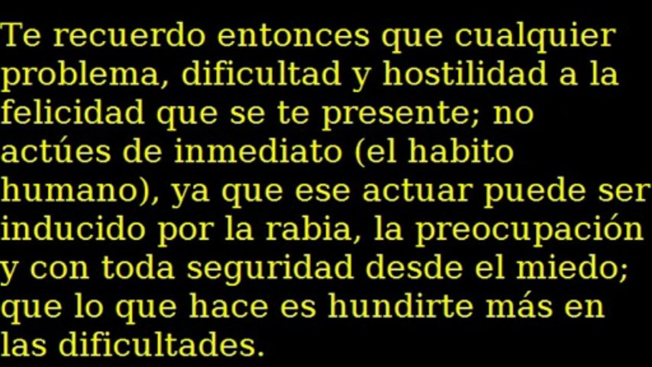 La hostilidad.