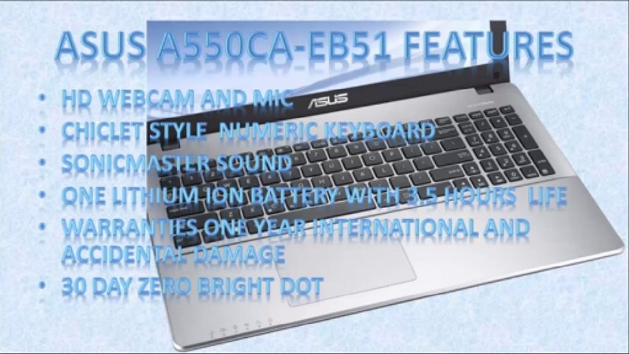 ASUS A550CA-EB51 15.6-Inch Laptop|A550CA-EB51|Laptop|ASUS|15.6" Laptop|Best|Deal|Discount|Dark Gray