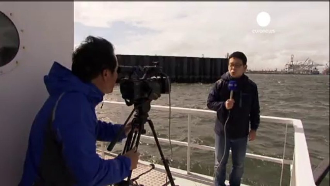 Rotterdam'a kuzey rotasından ilk gemi