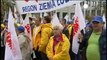 Unions protest in Poland over job insecurity and pension...