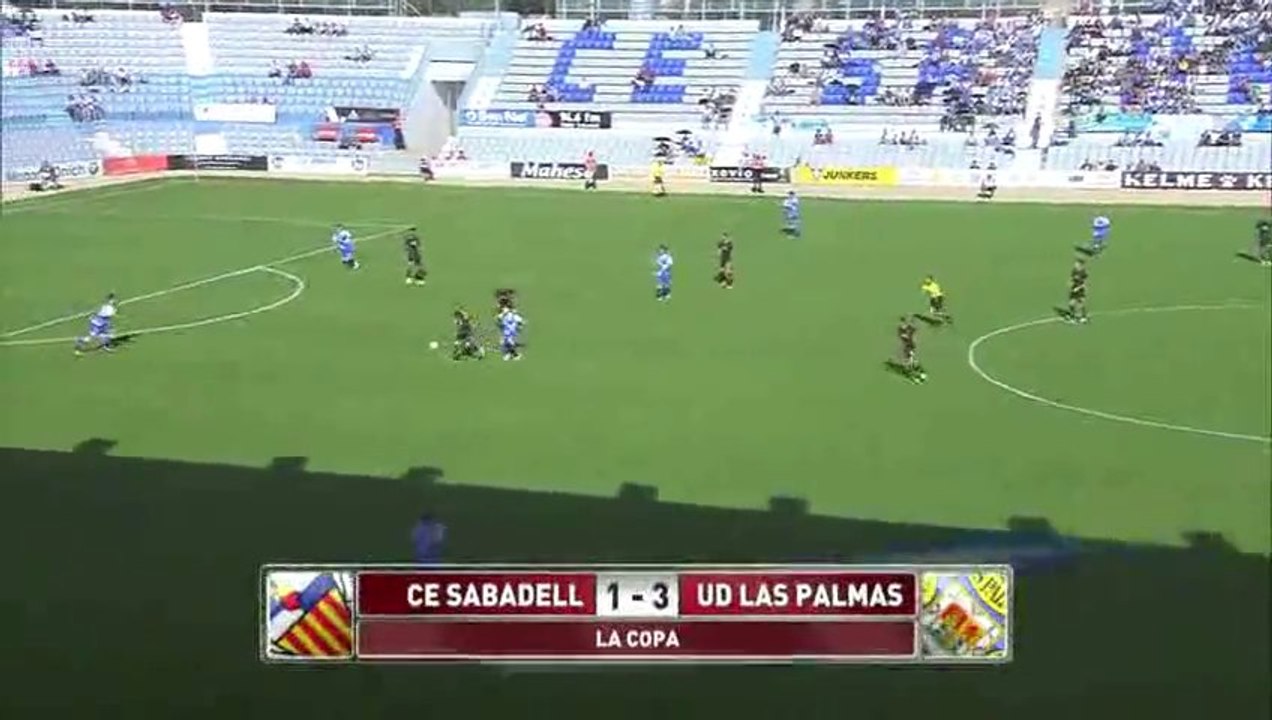 Copa Del Rey  Sabadell 1  Las Palmas 3