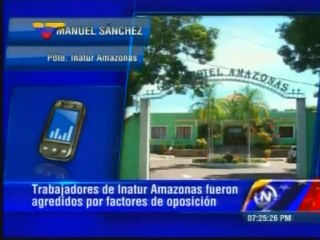 Pdt. Inatur Amazonas: Afectos al gobernador Guarulla secuestraron a quienes tomaban medida en Hotel Amazonas