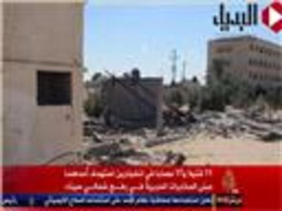 قتلى وجرحى بتفجيرين برفح في سيناء
