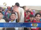 Globovisión visita campamento de refugiados en el Líbano