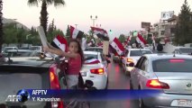 Syrians in Damascus celebrate Assad's 48th birthday