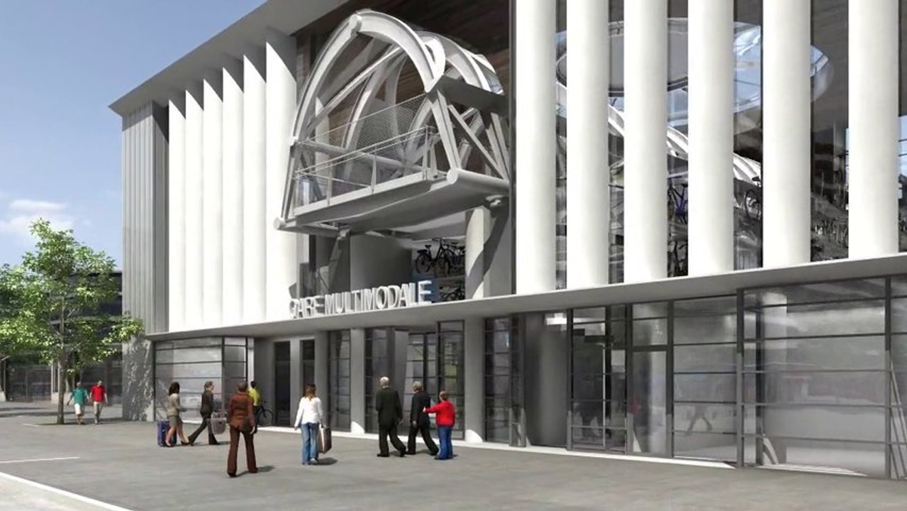 Le pôle multimodal de la gare de Chambéry