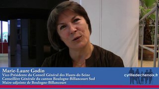 Message de soutien de Marie-Laure Godin à Cyrille Déchenoix - Asnières 2014