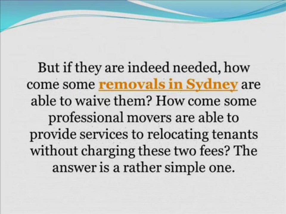 Save money when you hire Sydney Removalists